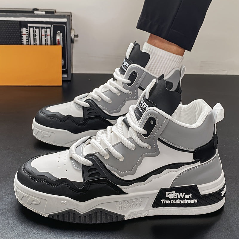 Men's Plus Size High-top Casual Sneaker Mid-top Sports Infinite Avenue