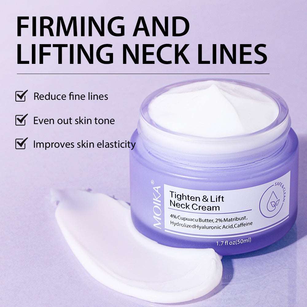 Neck Wrinkle Removal Cream Tightening Firming Fade Fine Lines Anti-Aging Necklines Lifting Shaping Beauty Neck Cream Infinite Avenue