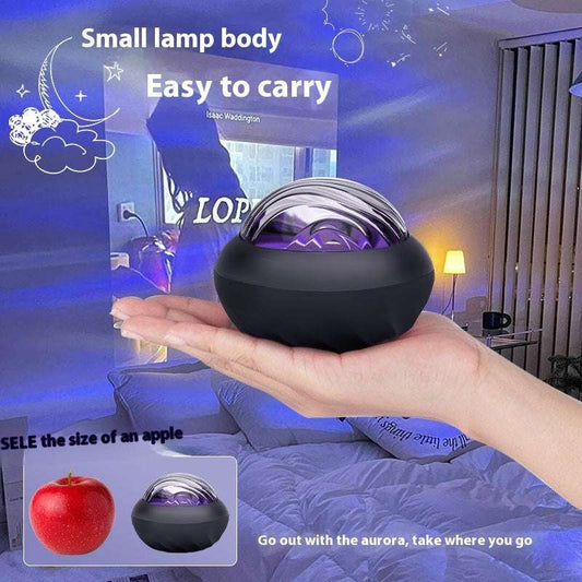 Little Flying Saucer Starry Sky Northern Lights Projection Lamp Infinite Avenue