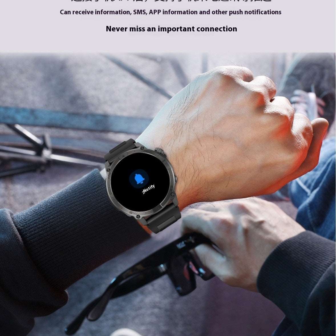 Multifunctional Altitude Pressure Compass Heart Rate Blood Oxygen Sports Waterproof GPS Smart Watch Infinite Avenue