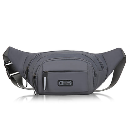 Men's Waterproof Multifunctional Waist & Crossbody Bag Gray Infinite Avenue