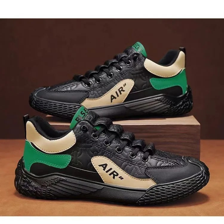 Autumn Breathable All-match Fashion Student Soft Bottom Light Casual Shoes Black And Green Infinite Avenue