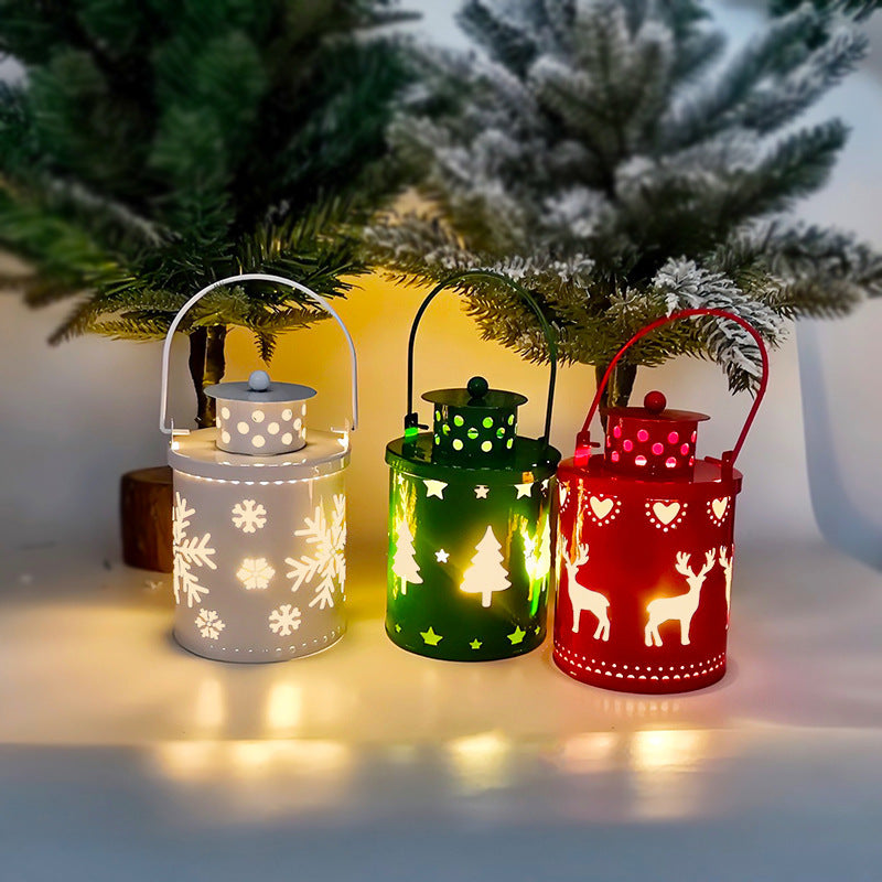 LED Christmas Candle Lanterns – Nordic Style Holiday Decor Set Infinite Avenue