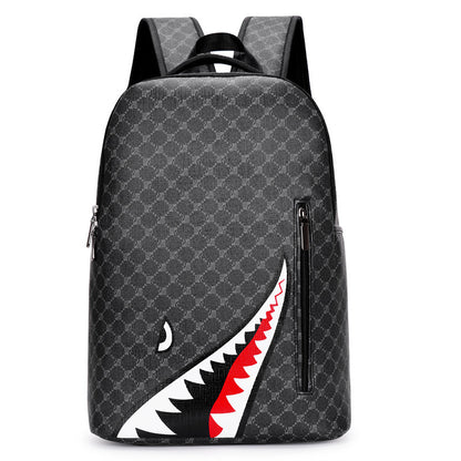 Men's Shark Backpack – Large Capacity Business Bag Style 1 Infinite Avenue