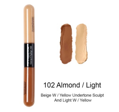 Dual-Head Liquid Concealer - Natural Brightening for All Skin Types A 102 Infinite Avenue