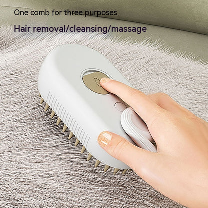 3-in-1 Electric Pet Grooming Brush – Steam, Massage & Hair Removal Infinite Avenue