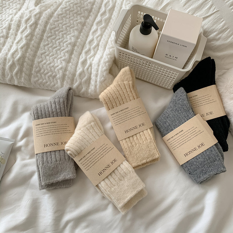 Women's Fleece-Lined Warm Wool Socks Infinite Avenue