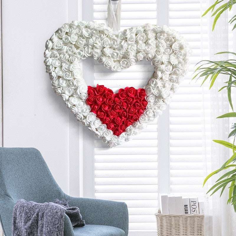 Valentine's Day Double Love Garland Holiday Atmosphere Dress Up Ornaments Infinite Avenue