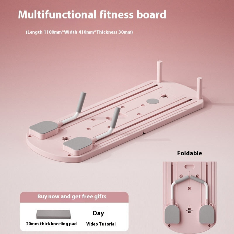 Multifunctional Fitness Board Household Fitness Equipment Pink No Timing Basic Style Infinite Avenue