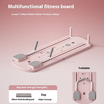 Multifunctional Fitness Board Household Fitness Equipment Pink No Timing Basic Style Infinite Avenue