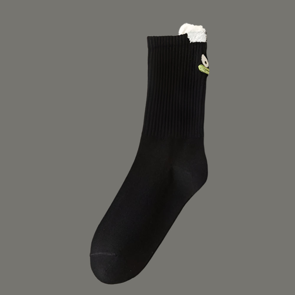 Women's Cartoon Mid-Tube Cotton Socks Infinite Avenue