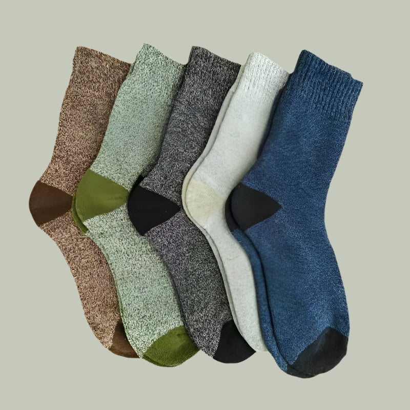 Men's Winter Fleece-Lined Thick Socks Infinite Avenue