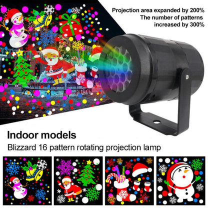 Christmas Snowflake Projector Light – LED Rotating Decor Infinite Avenue