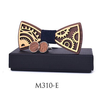 Gear Stitching Wedding Bow Tie Men's Suit M310E Infinite Avenue