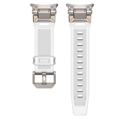 Applicable To 7 Generation Ultra Watch Mecha Style TPU Silicone Explorer Strap Titanium Transparent Infinite Avenue