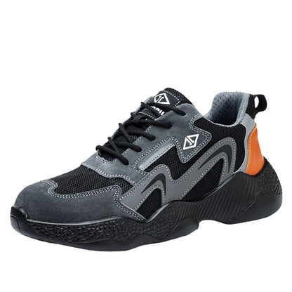 Men's Anti-smashing And Anti-penetration Steel Toe Cap Lightweight And Wear-resistant Work Shoes Infinite Avenue