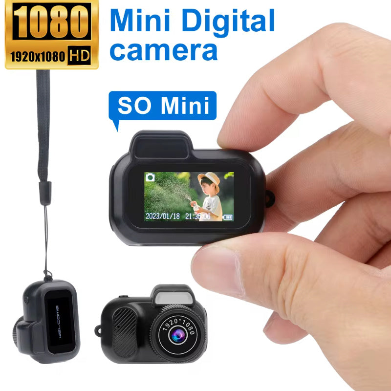 Retro Mini 1080p HD Camera – Portable Indoor/Outdoor Video Recorder Infinite Avenue