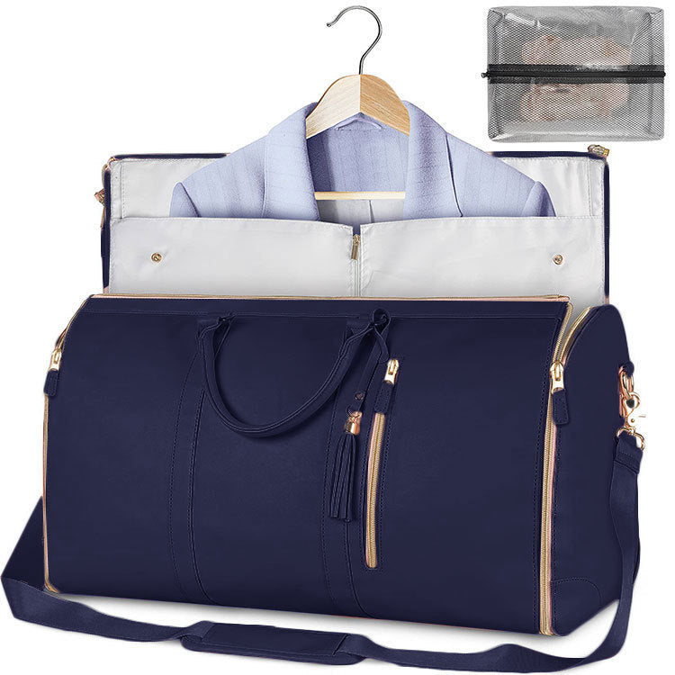 Large Travel Duffle Bag – Waterproof Folding for Women Blue Infinite Avenue