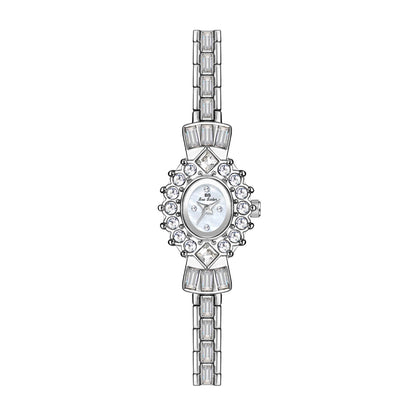 Women's Diamond Middle-ancient Magic Mirror Watch Silver Infinite Avenue