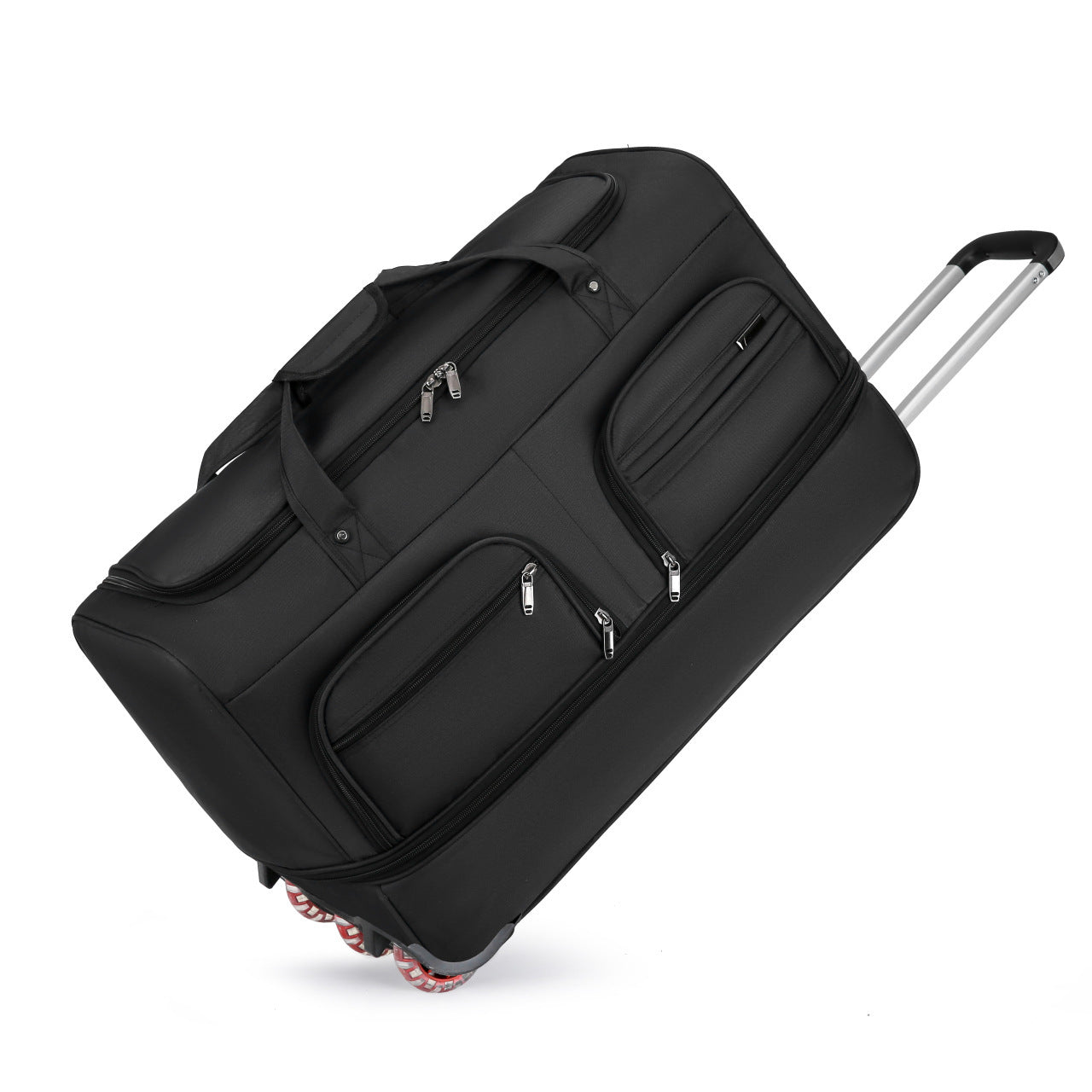 Plus-sized Capacity Travel Bag Multifunctional Folding Black Infinite Avenue