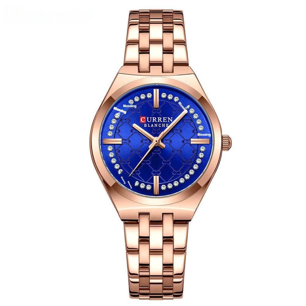 Quartz Hot Waterproof Women's Watch Shell Blue Infinite Avenue