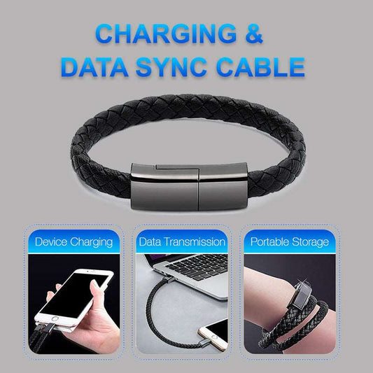 New Bracelet Charger USB Charging Cable Data Charging Cord For IPhone14 13 Max USB C Cable For Phone Micro Cable Infinite Avenue