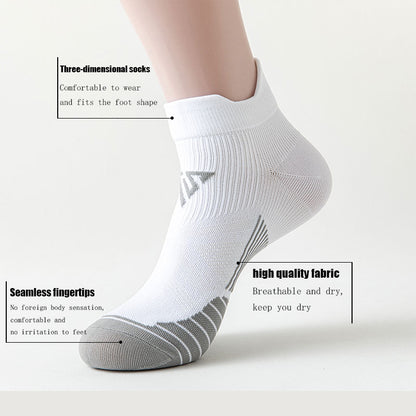 6 Pairs Men's Compression Crew Athletic Socks – Cushioned for Sports Infinite Avenue