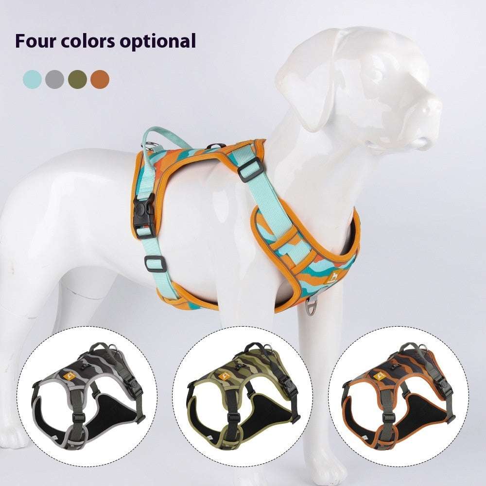 Dog Chest And Back Reflective Commuter Hand Holding Rope Infinite Avenue