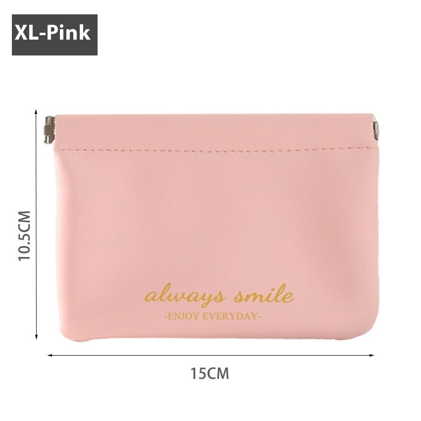 Portable Data Cable Organizer Bag Pink 10.5cm x 15cm Infinite Avenue