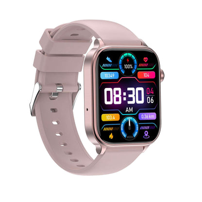 New ET570 Smart Watch Bluetooth Calling ECG ECG Function Non-invasive Blood Glucose Real Blood Oxygen Bracelet Pink Infinite Avenue