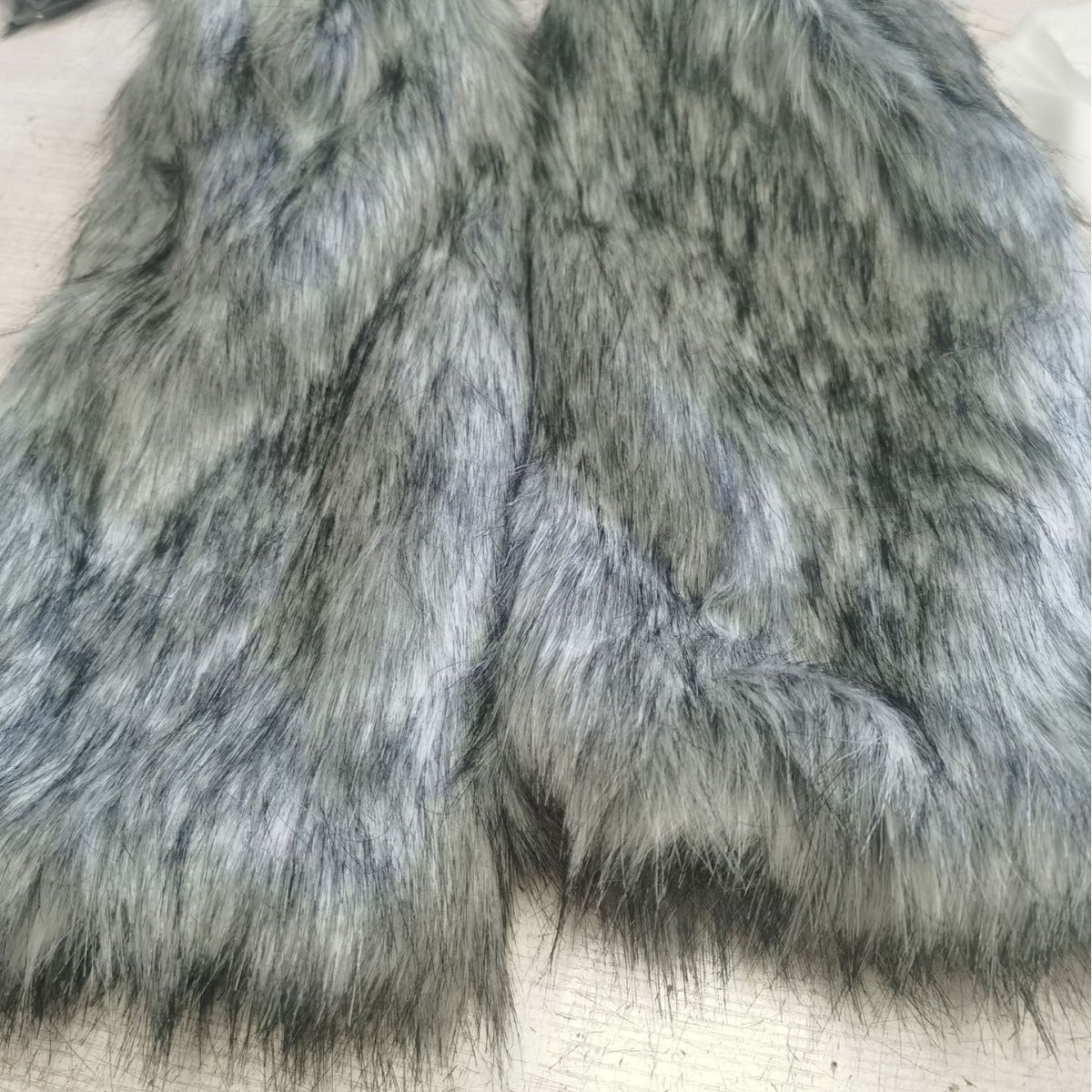 Fur Boot Covers with Short Grass Fur Foot Socks Infinite Avenue