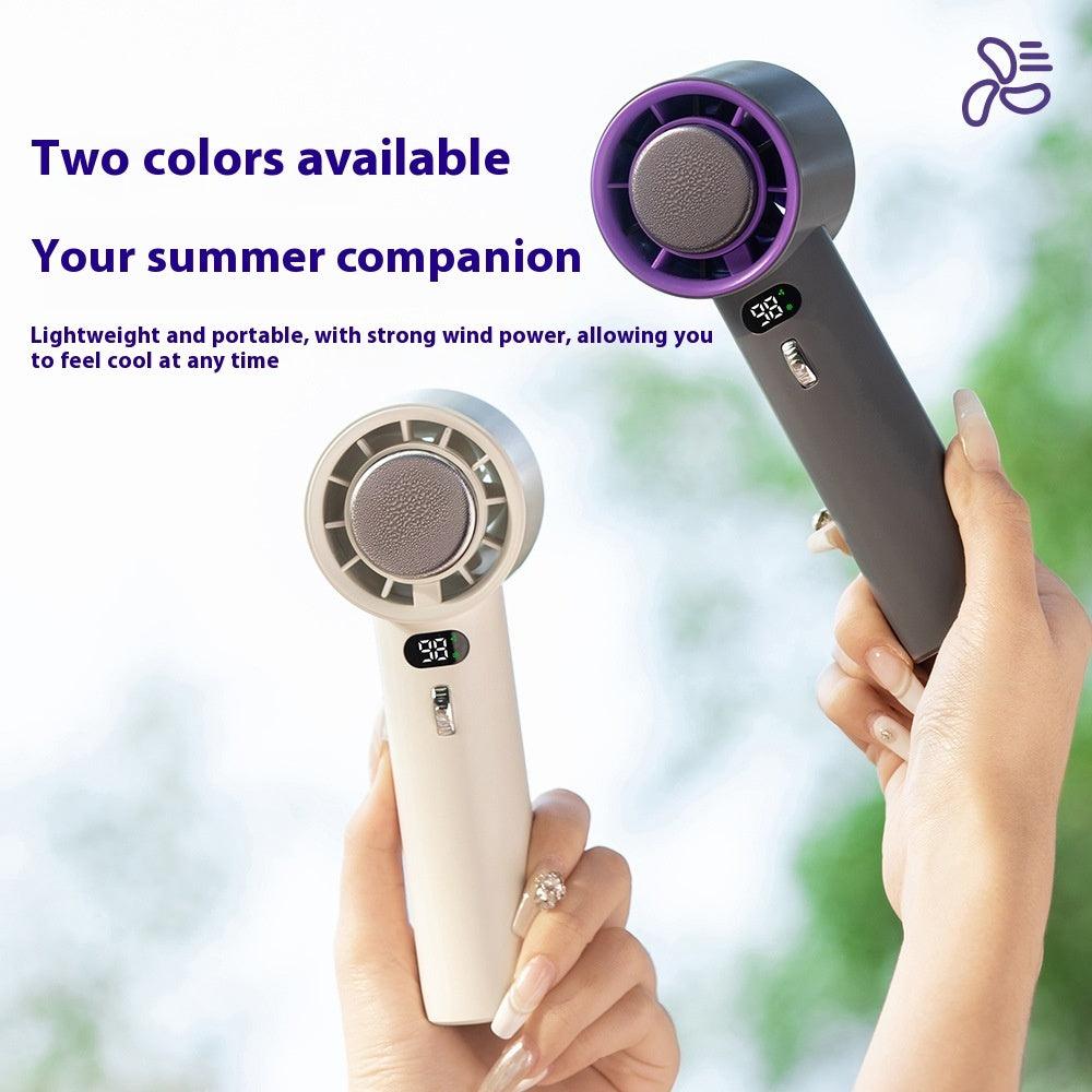 Portable Handheld Turbo Fan with 3000mAh Battery - Infinite Avenue