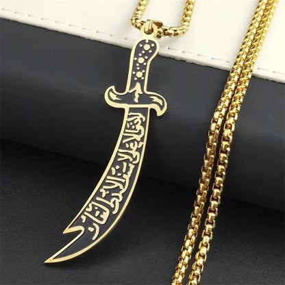 Men's Personalized Stainless Steel Vintage Necklace Gold With Chain Infinite Avenue