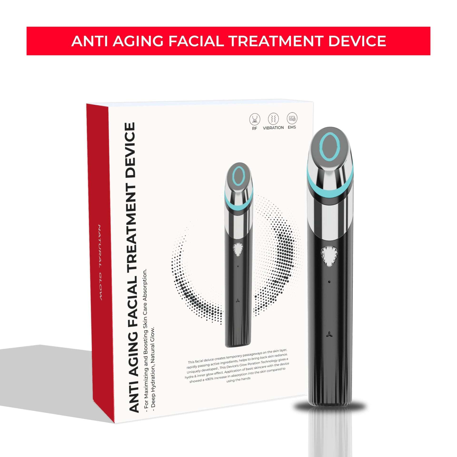 Beauty Instrument Pore Convergence EMS Skin Rejuvenation Micro Current Infinite Avenue