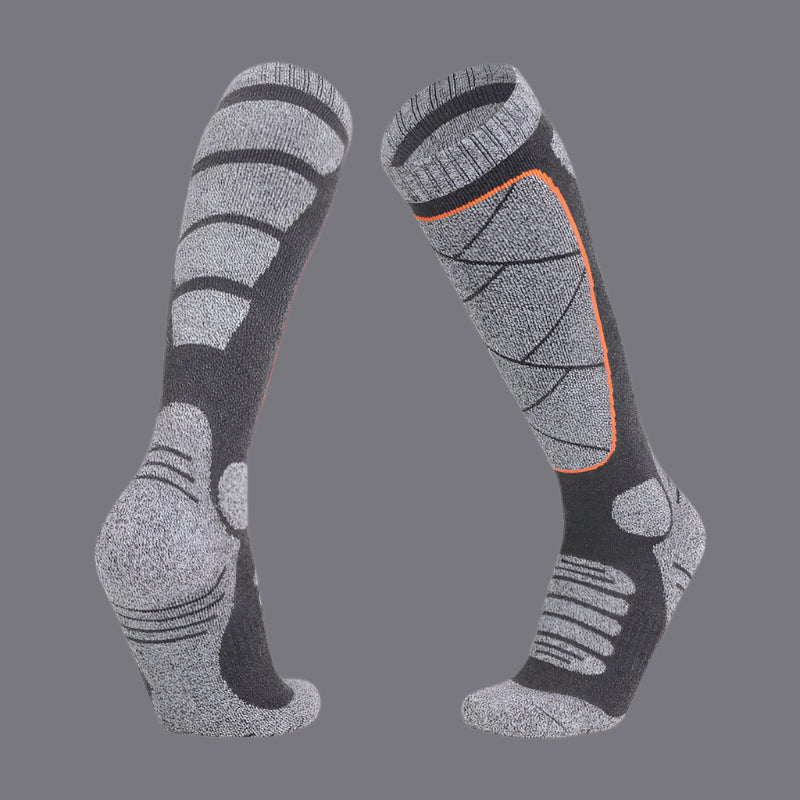 Warm Autumn/Winter Outdoor Sports Terry Socks Men's Dark Gray Infinite Avenue