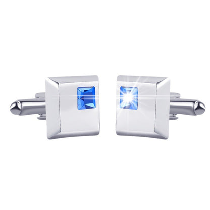 Alloy Spot Drill Fashion Men's Square Cufflinks Infinite Avenue