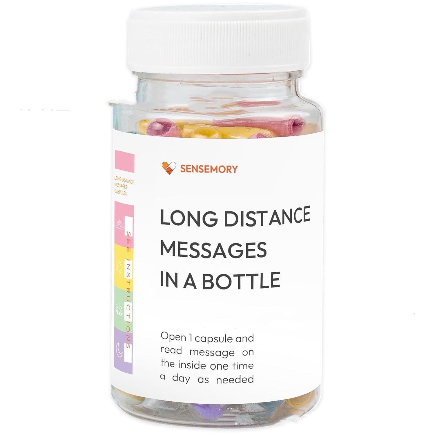 Love Messages In A Bottle Long Distance Relationship Pre-written Love Capsule Pot Gift D style without words 100X55X55mm Infinite Avenue