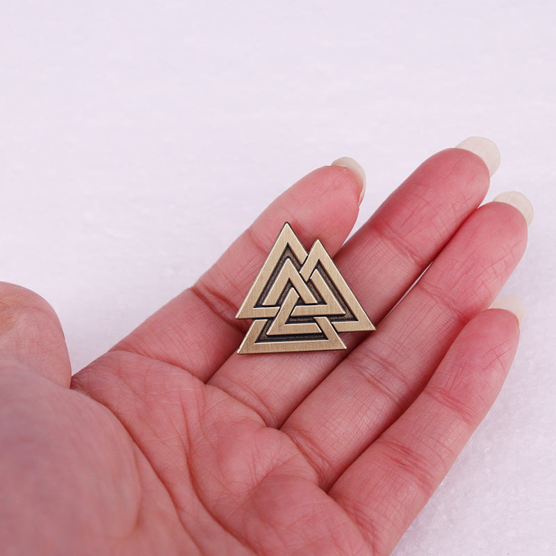 Fashion Personality Triangle Symbol Brooch Infinite Avenue