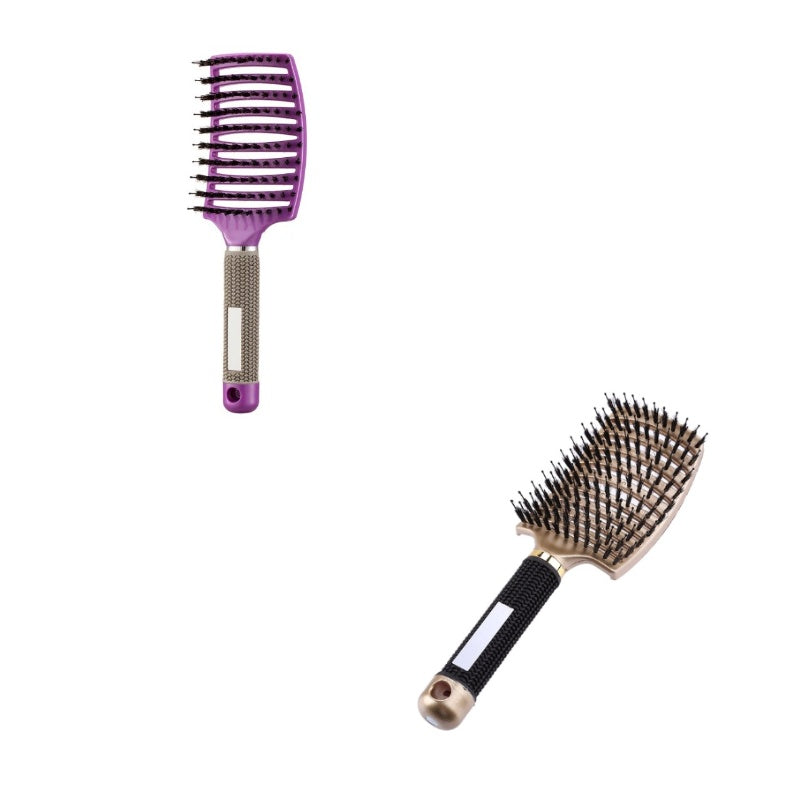 Hairbrush Anti Klit Brushy Haarborstel Women Detangler Hair Brush Bristle Nylon Scalp Massage Teaser Hair Brush Comb 11 Brush Set Infinite Avenue