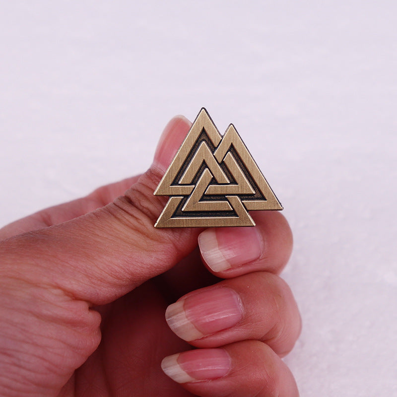 Fashion Personality Triangle Symbol Brooch Infinite Avenue