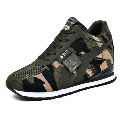 Camouflage Height Increasing Insole Sports Leisure Tourist Shoes Infinite Avenue