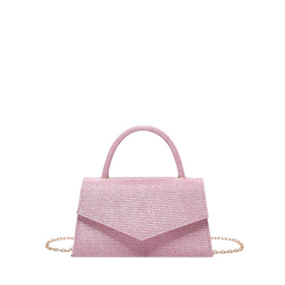 Fashion Diamond Small Square Bag For Women Pink Infinite Avenue