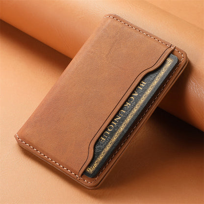 Cell Phone Holder Card Cover Magsafe Magnetic Card Holder Leather Brown Infinite Avenue