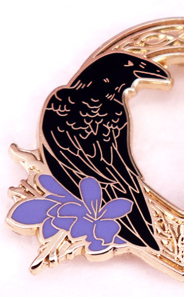 Personality Trendy Copper Crow Brooch Badge Accessories Infinite Avenue