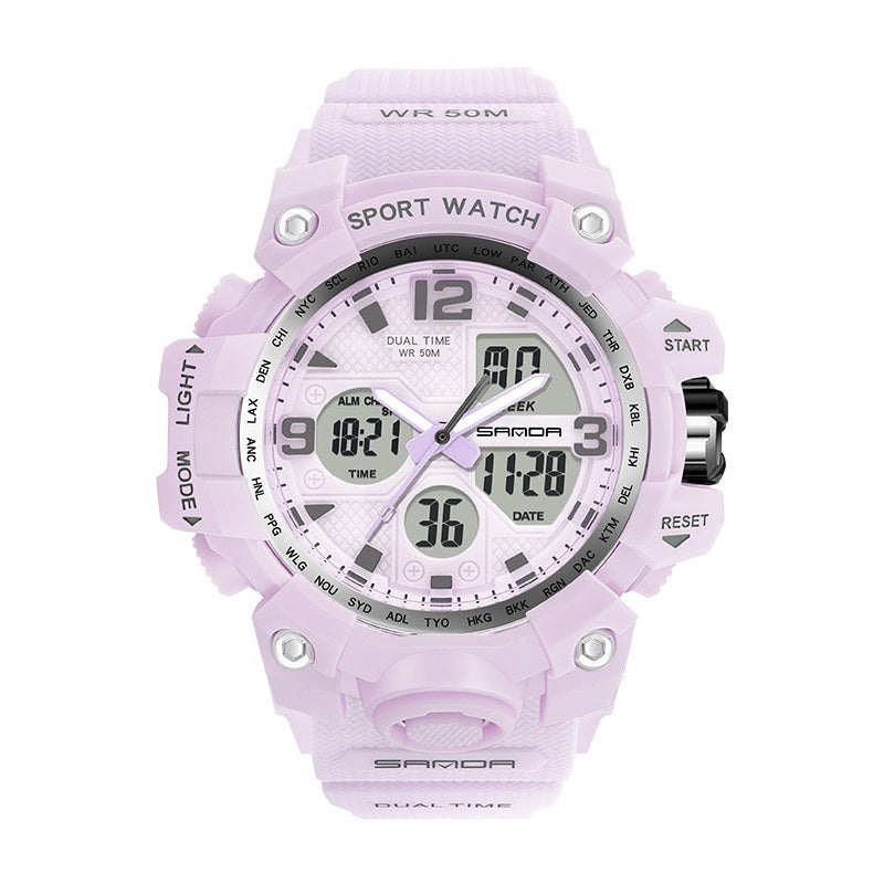 Electronic Youth Student Fashion Trend Cool Men's Watch 942 Taro Purple For Women Infinite Avenue