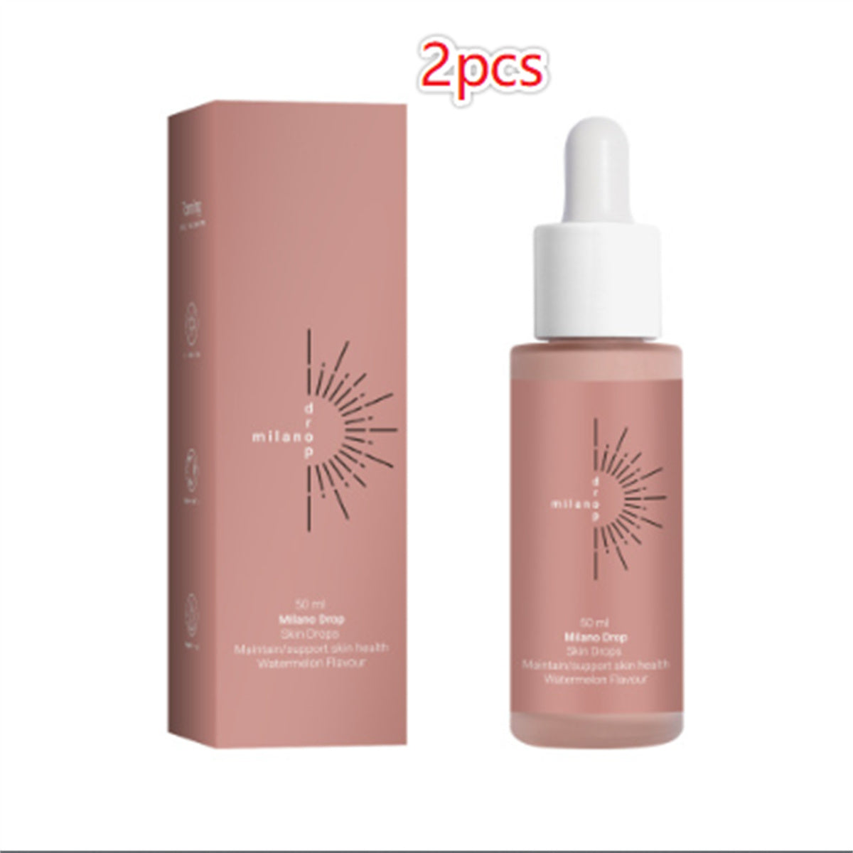 Tanning Face Serum Face Body Tanning Bed Outdoor Fine Line Repair Skin Serum Dark Bronzer Self Tanning Serum Drops 50ml Milian Color Box Version 2PCS Infinite Avenue