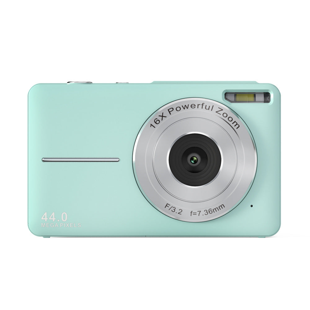 Mini Digital Camera Children's HD Digital Camera Student Mini Digital Camera Boys And Girls Christmas Birthday Gift Children's Entry-level Camera Green Infinite Avenue