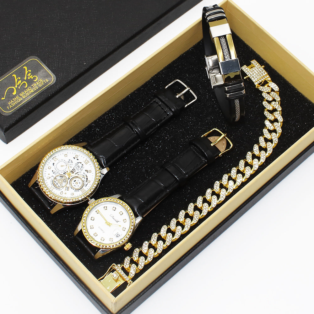 Couple Watch Suit Men's Watch Women's Watch Gift Box Infinite Avenue