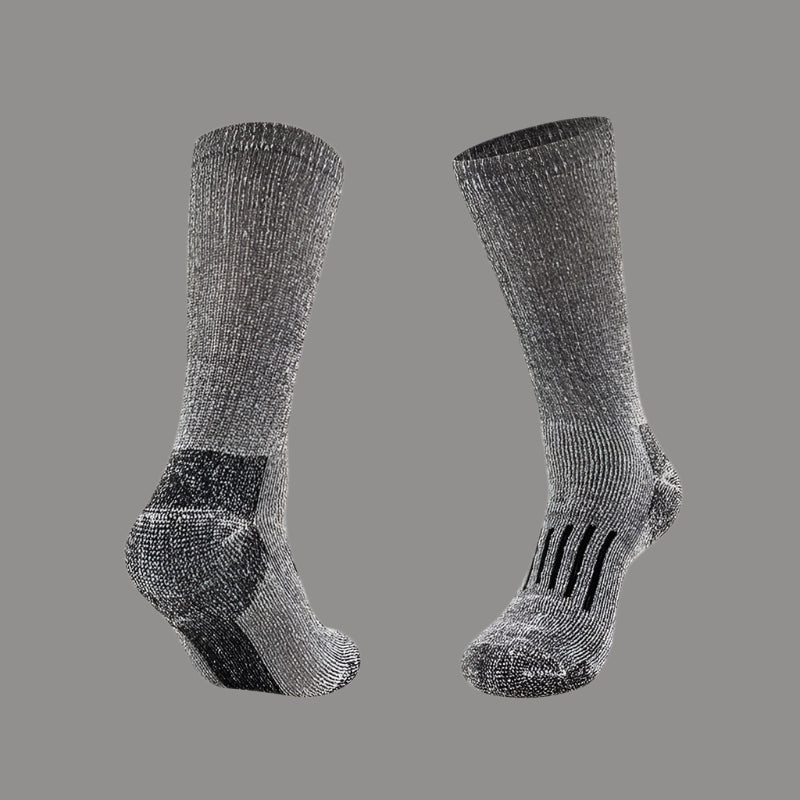 Thick Long Terry Athletic Socks for Men & Women – Outdoor Climbing Gray Infinite Avenue