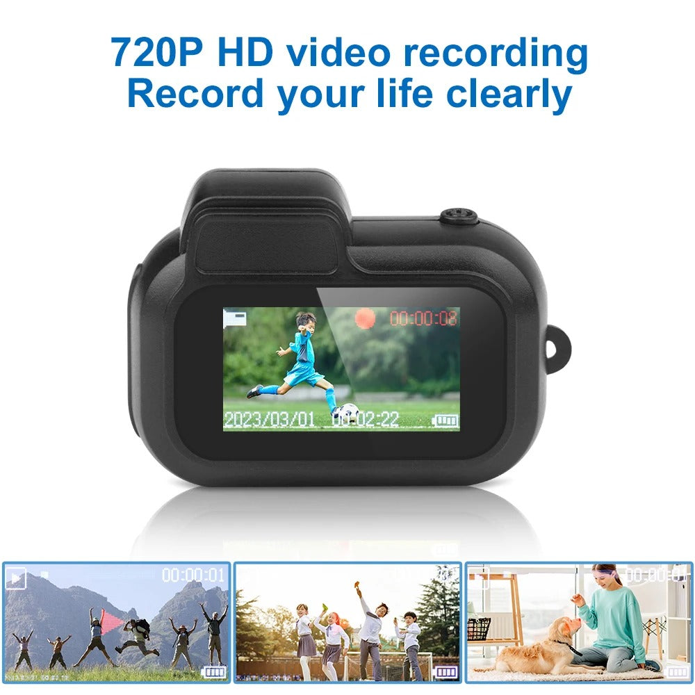 Retro Mini 1080p HD Camera – Portable Indoor/Outdoor Video Recorder Infinite Avenue